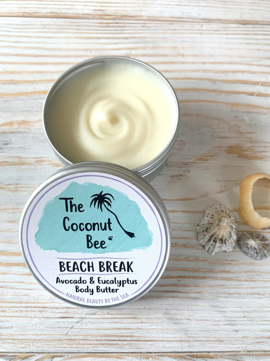 Beach Break Avocado & Eucalyptus Body Butter (100ml) - Readymoney Beach Shop