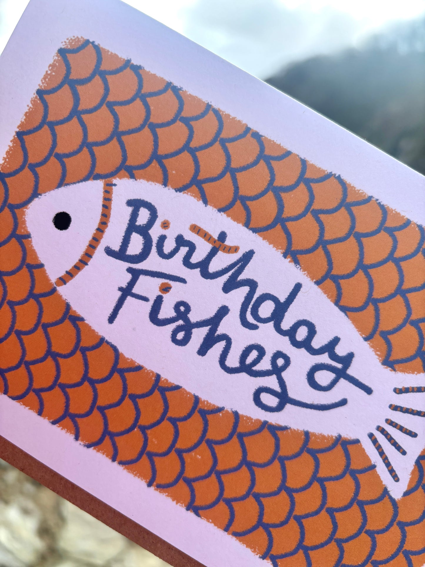 Birthday Fishes Greetings Card