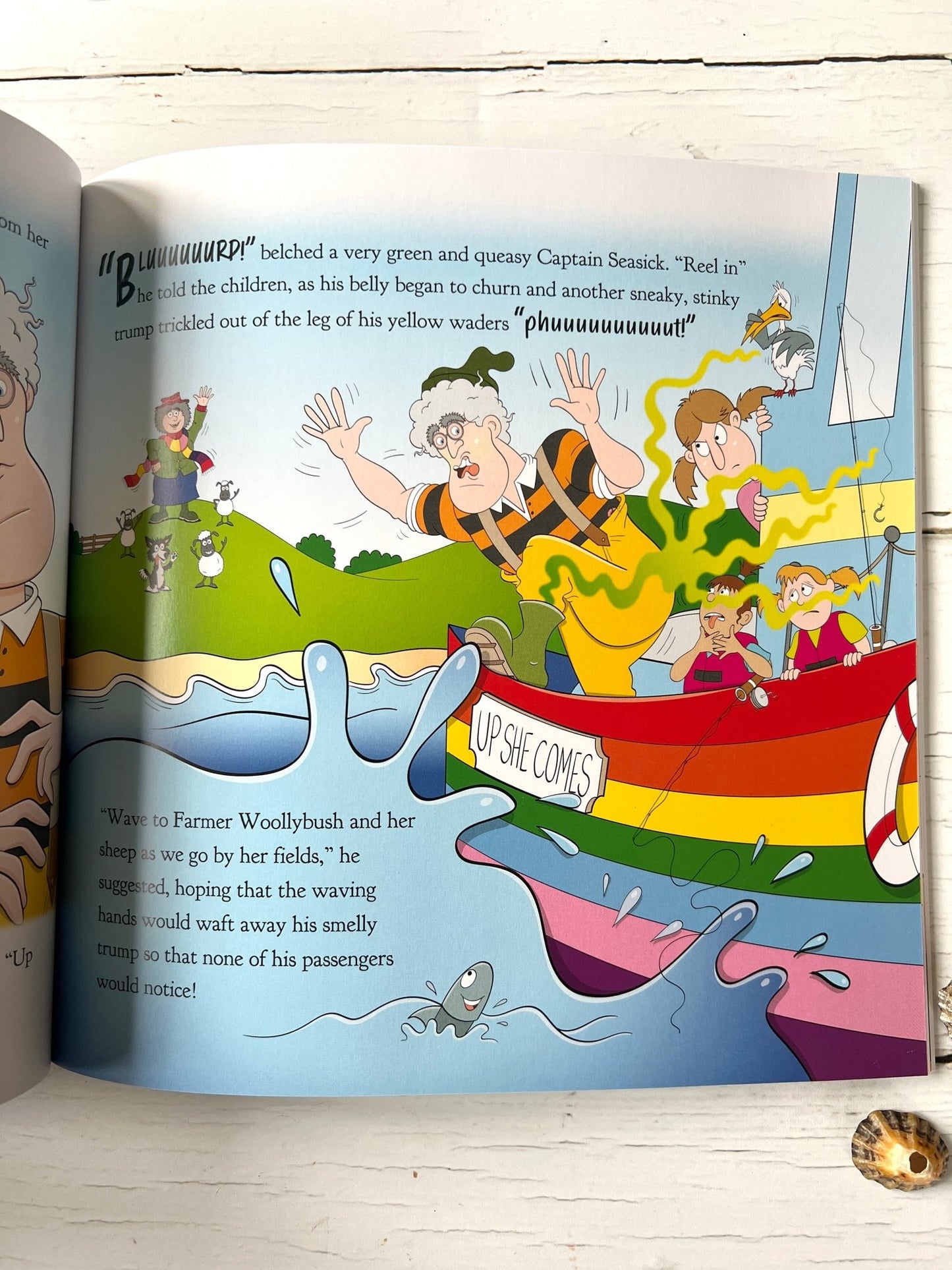 Captain Seasick and The Treasure Chest Children’s Book - Readymoney Beach Shop