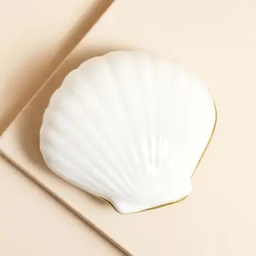 Ceramic Seashell Scented Candle