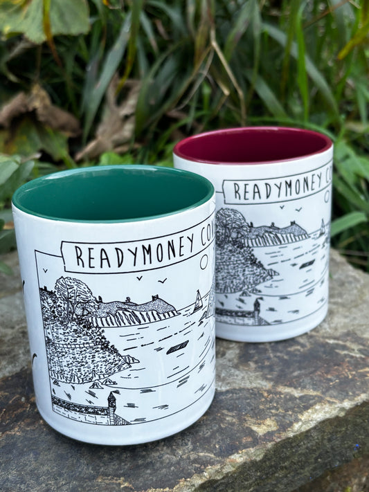 Festive Colours of Christmas Readymoney Cove Coasteas Mug