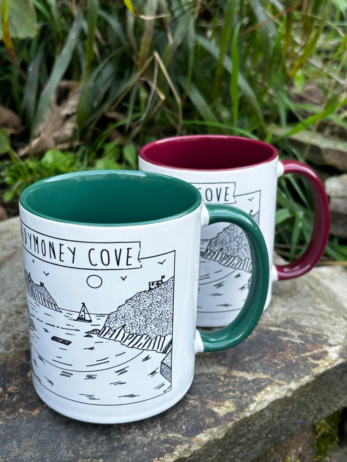 Festive Colours of Christmas Readymoney Cove Coasteas Mug