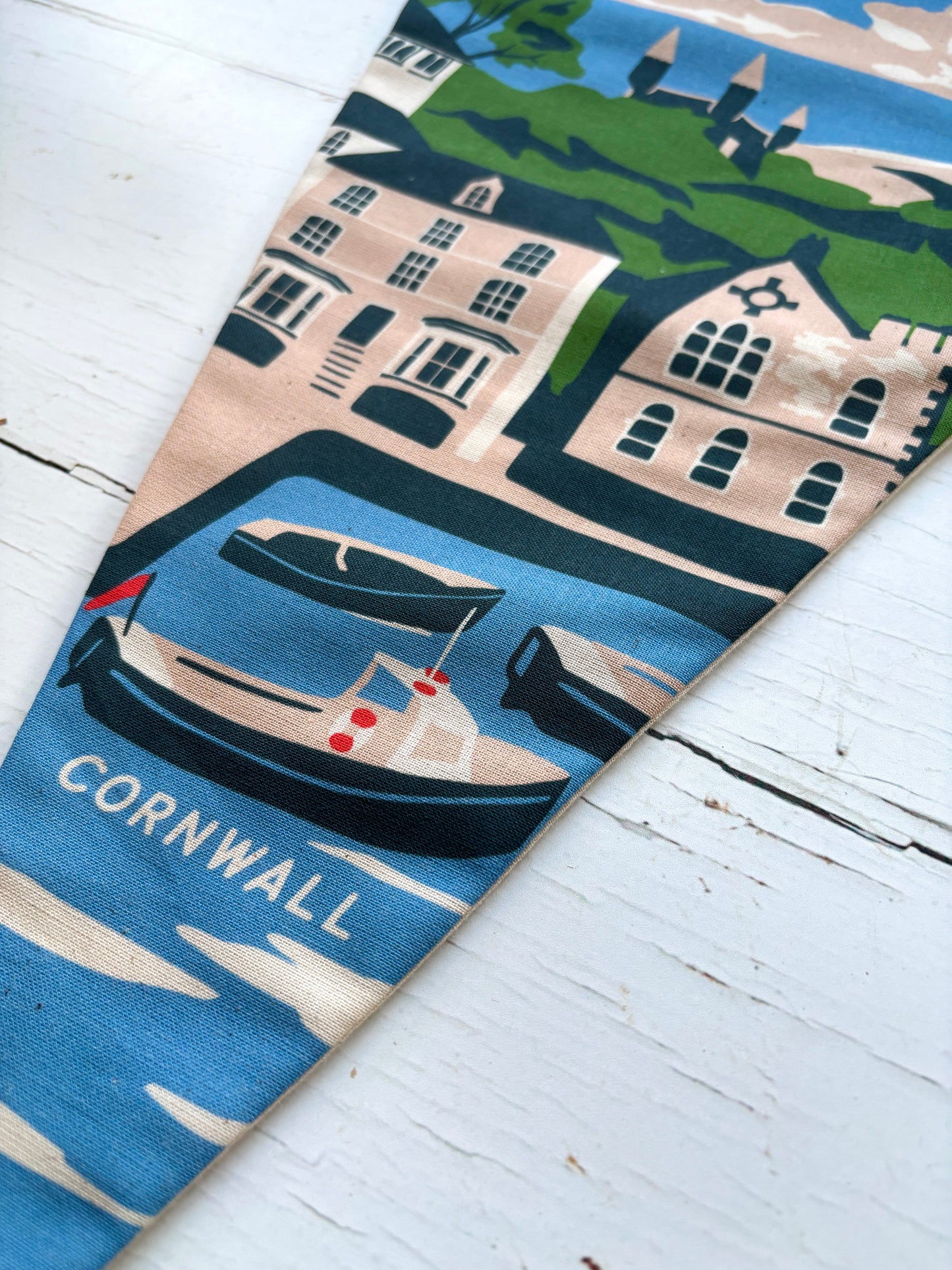 Fowey Handmade Fabric Flag