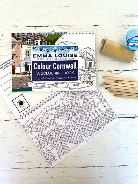 Colour Cornwall Colouring Book - Readymoney Beach Shop