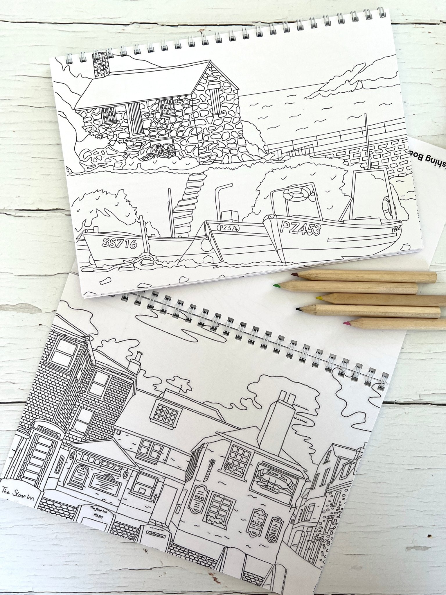 Colour Cornwall Colouring Book - Readymoney Beach Shop