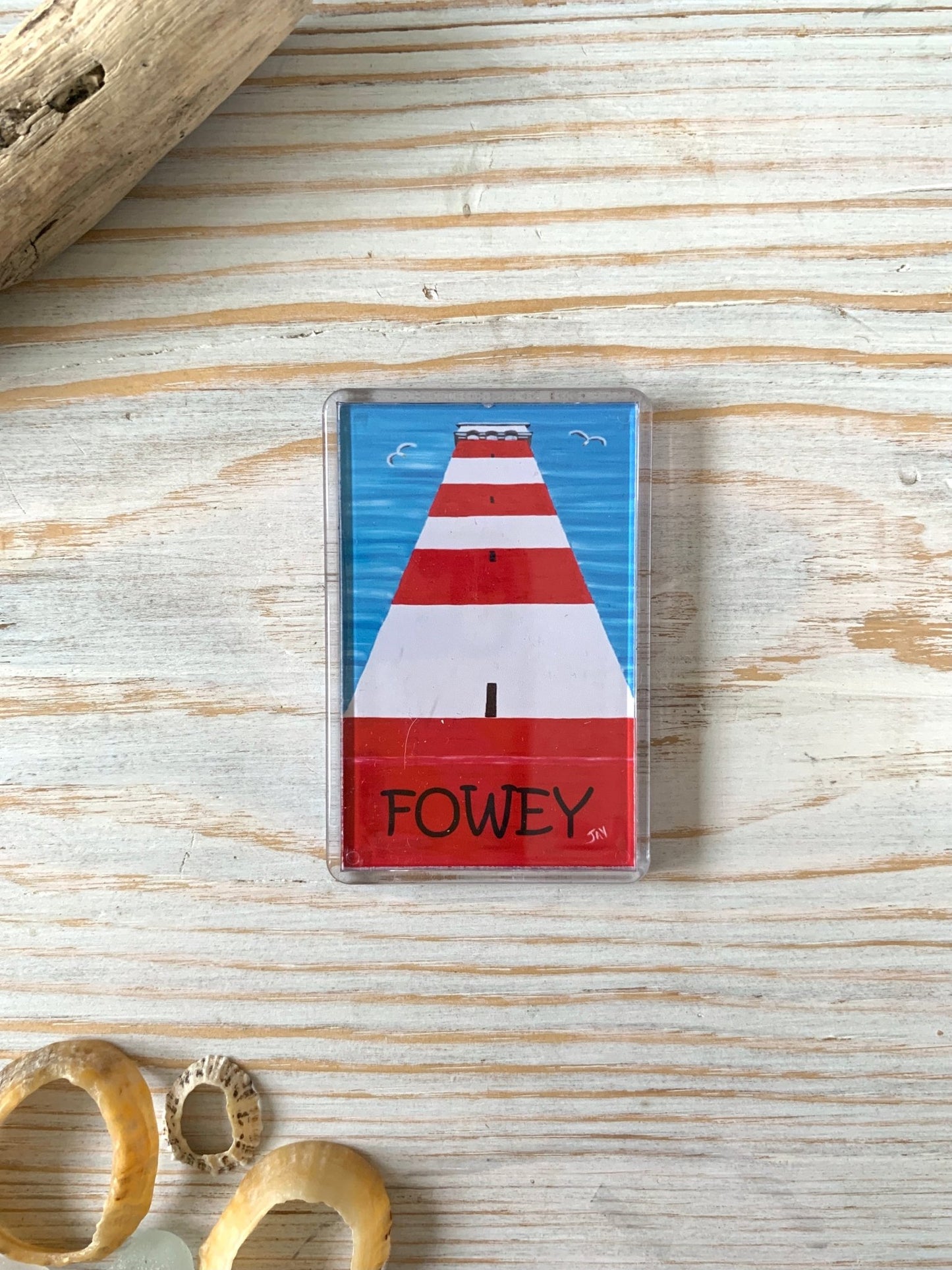 Colourful Fowey Art Fridge Magnets - Readymoney Beach Shop