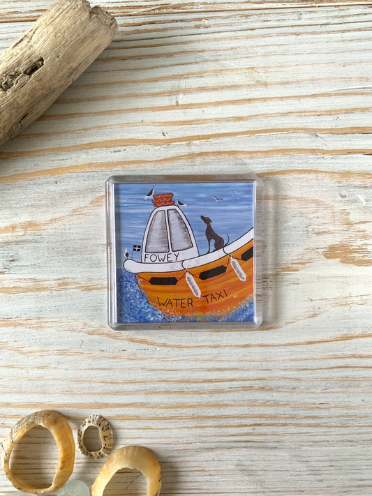 Colourful Fowey Art Fridge Magnets - Readymoney Beach Shop