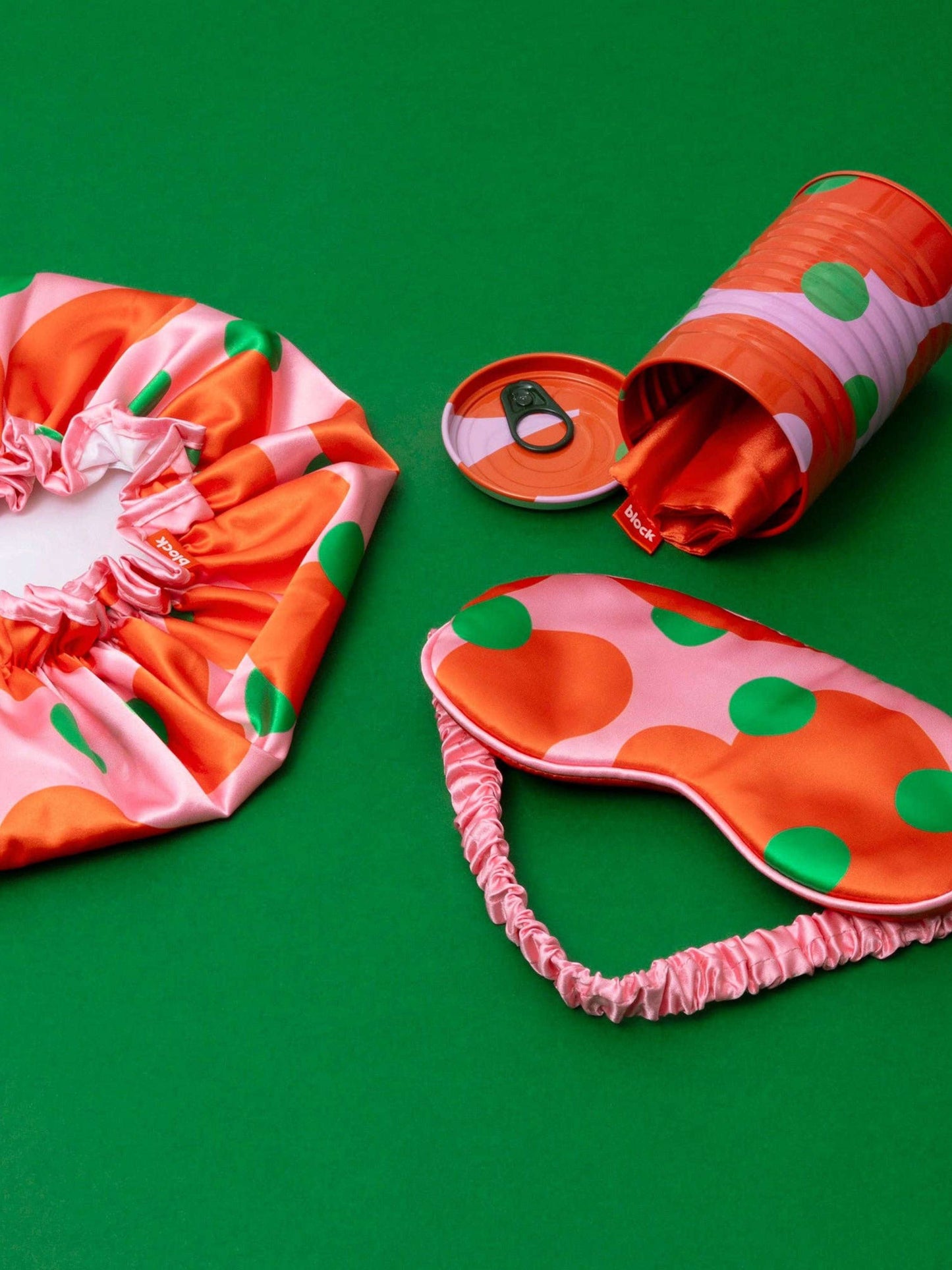 Tinned Goods - Shower Cap & Eye Mask