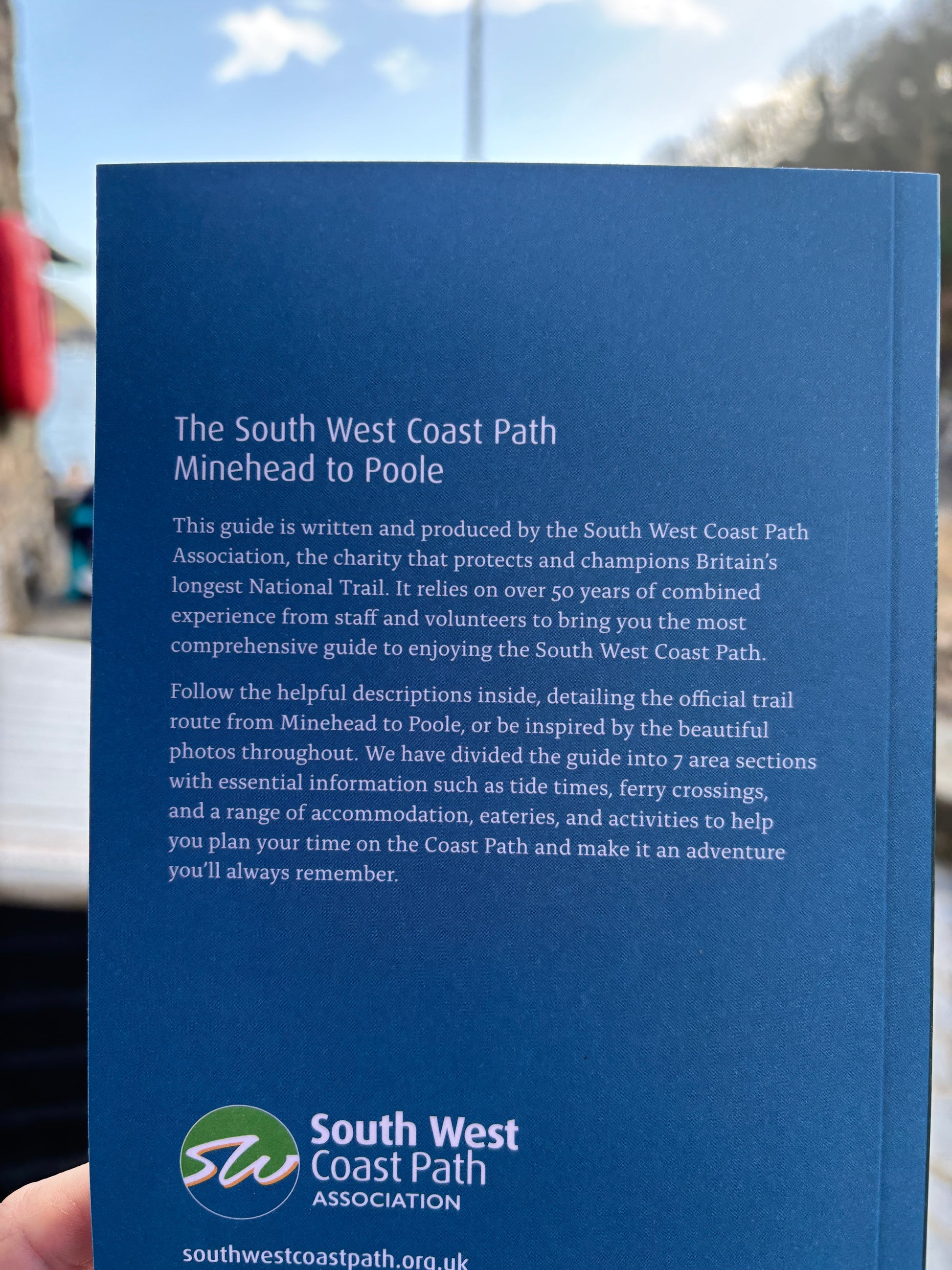 South West Coast Path Guide—UK walking book with maps, tips, and trail info from Minehead to Poole