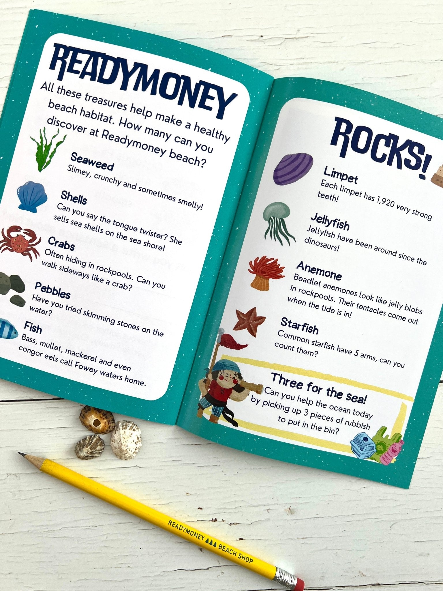 Fowey Adventure Handbook Children's Activity Book - Readymoney Beach Shop