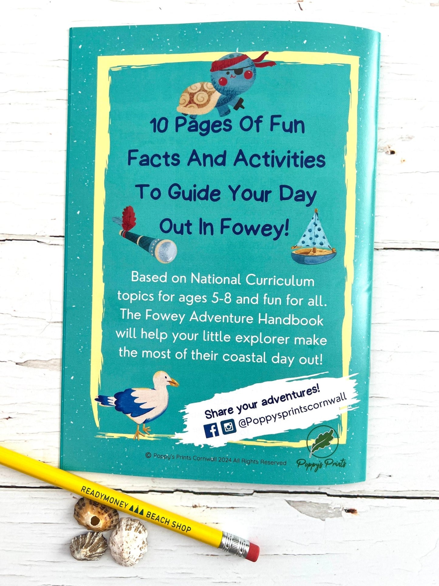 Fowey Adventure Handbook Children's Activity Book - Readymoney Beach Shop