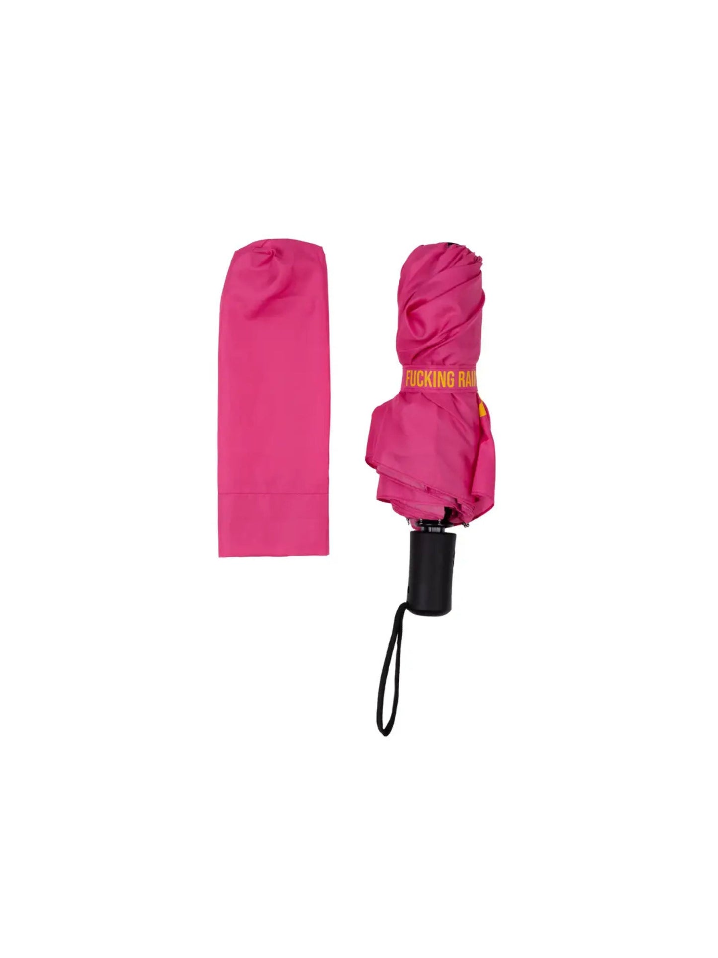 Fucking Rain - Bright Pink Umbrella