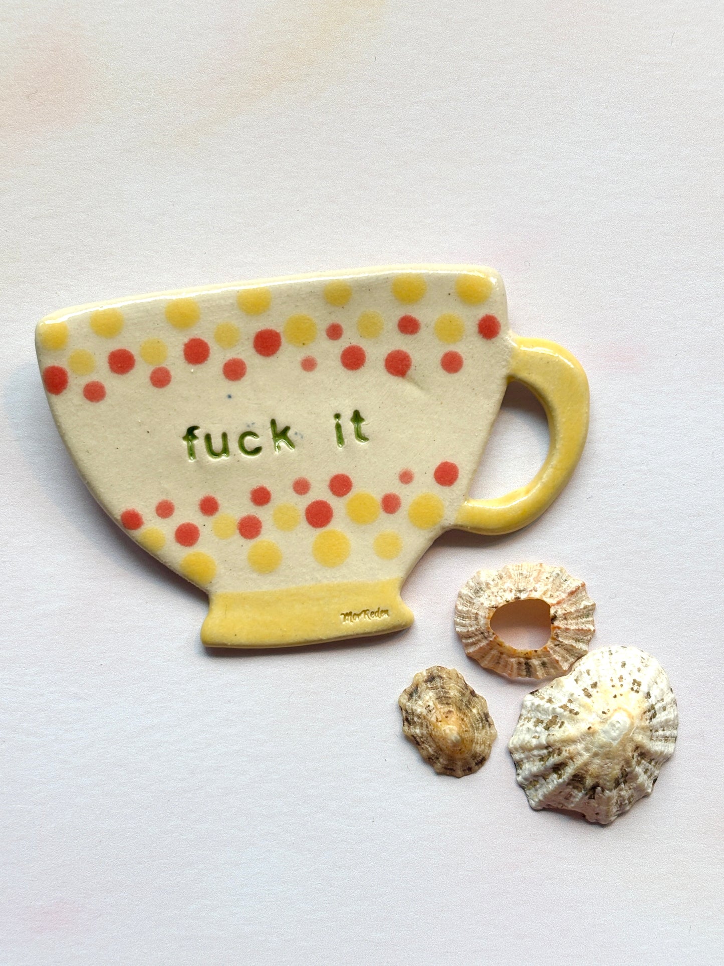Cup of Swears Handmade Ceramic Magnets
