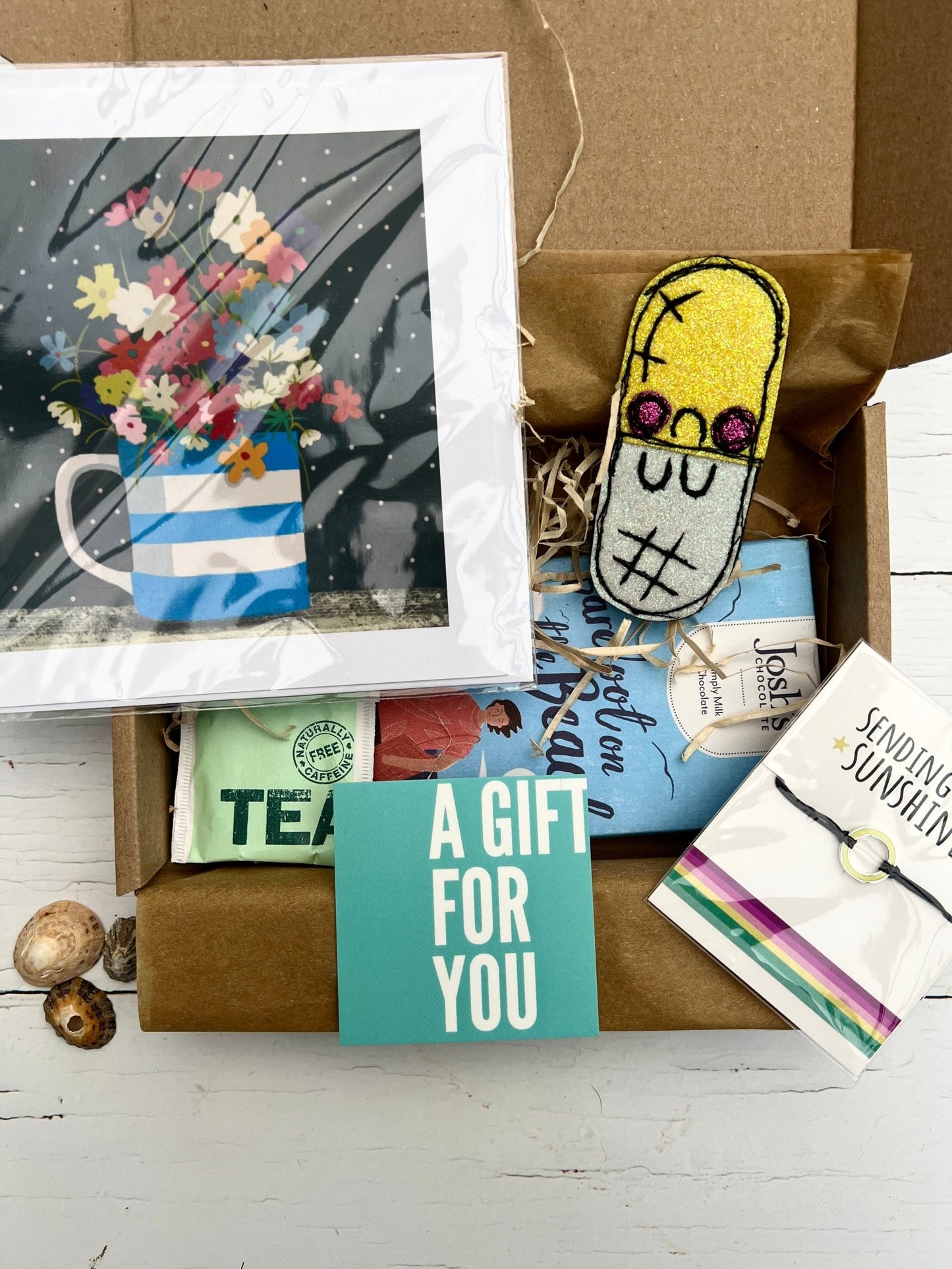 Get Well Soon Gift Box, from Cornwall with love - Readymoney Beach Shop