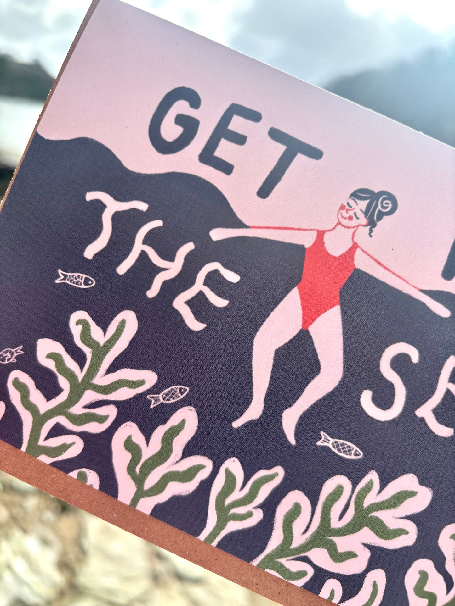 Get in the Sea Greetings Card