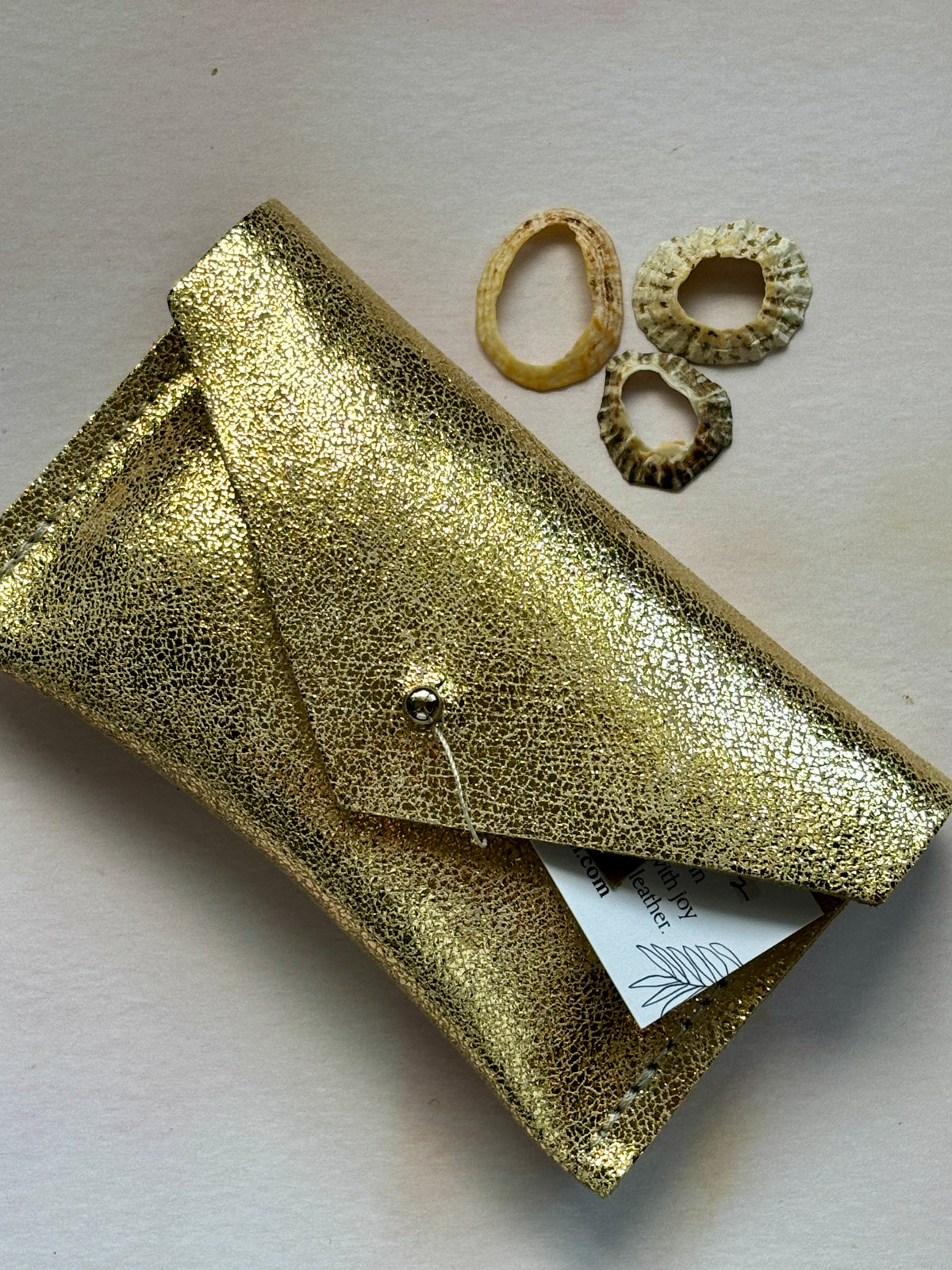 Handmade Leather Card Holder Purse