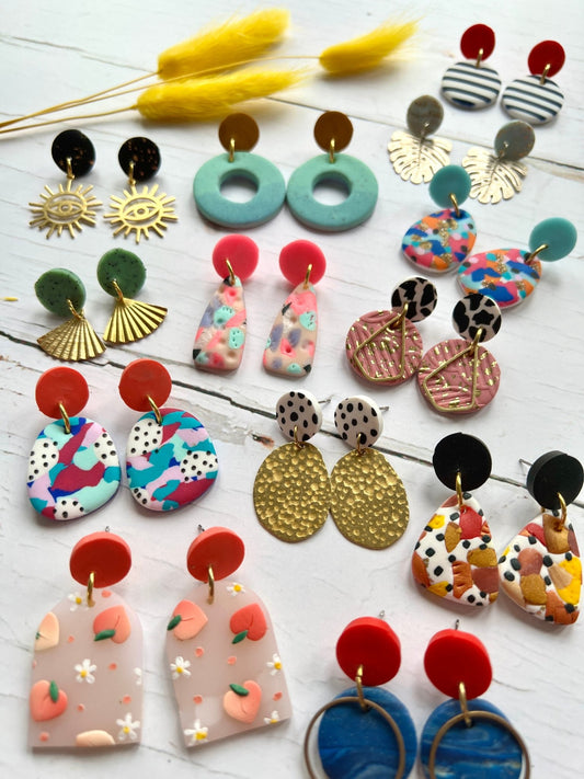 Handmade Statement Dangly Earrings by Best Makes - Readymoney Beach Shop