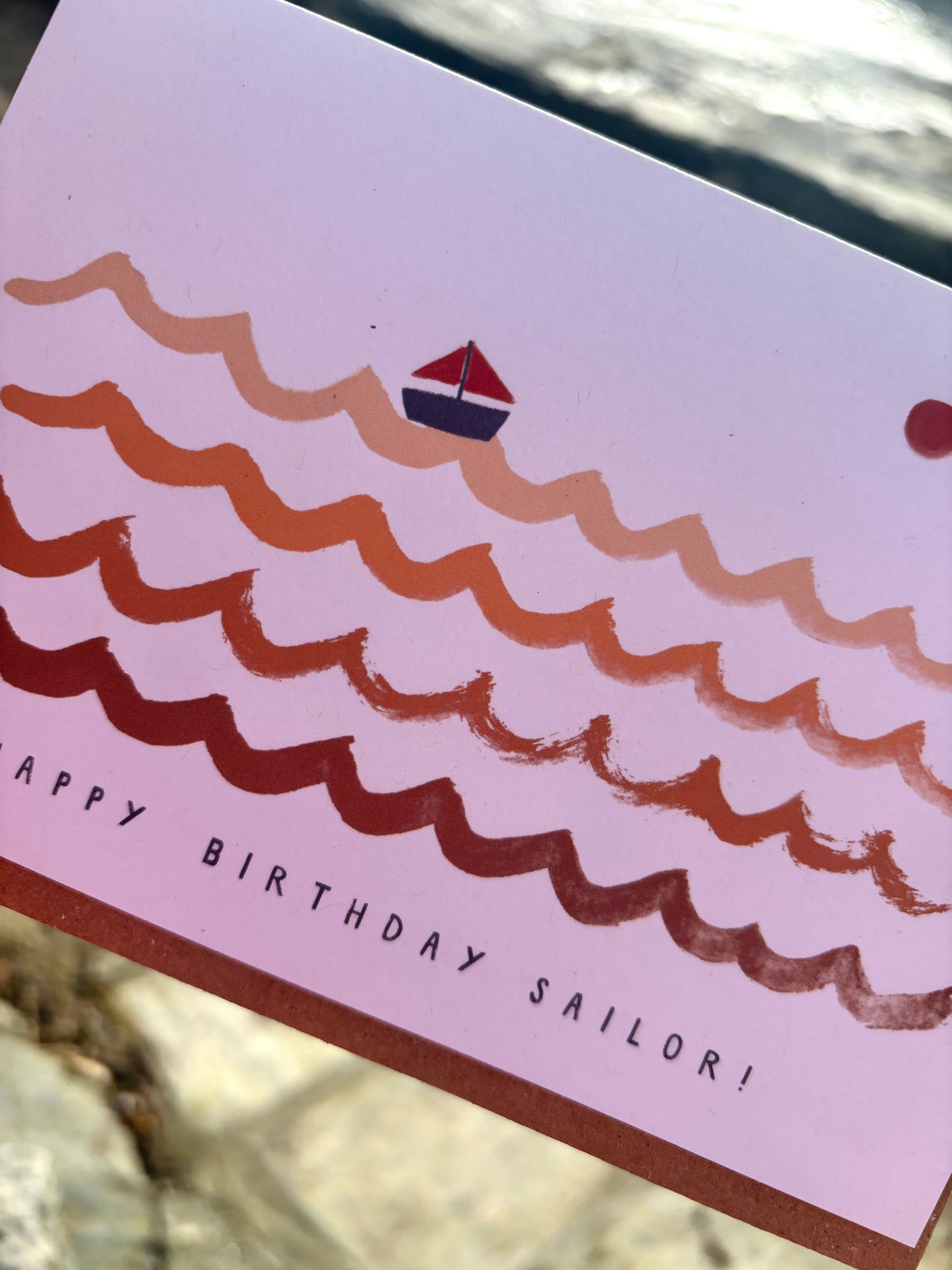 Happy Birthday Sailor Greetings Card