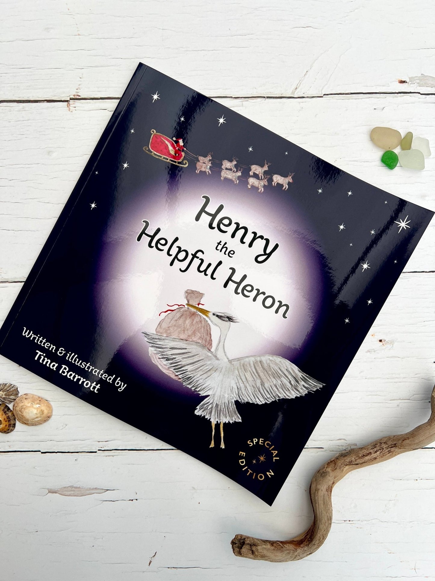 Henry the Helpful Heron, illustrated children's storybook - Readymoney Beach Shop