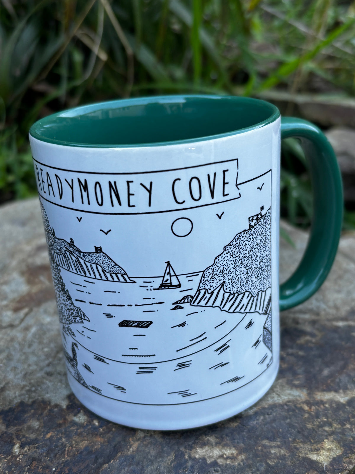 Festive Colours of Christmas Readymoney Cove Coasteas Mug