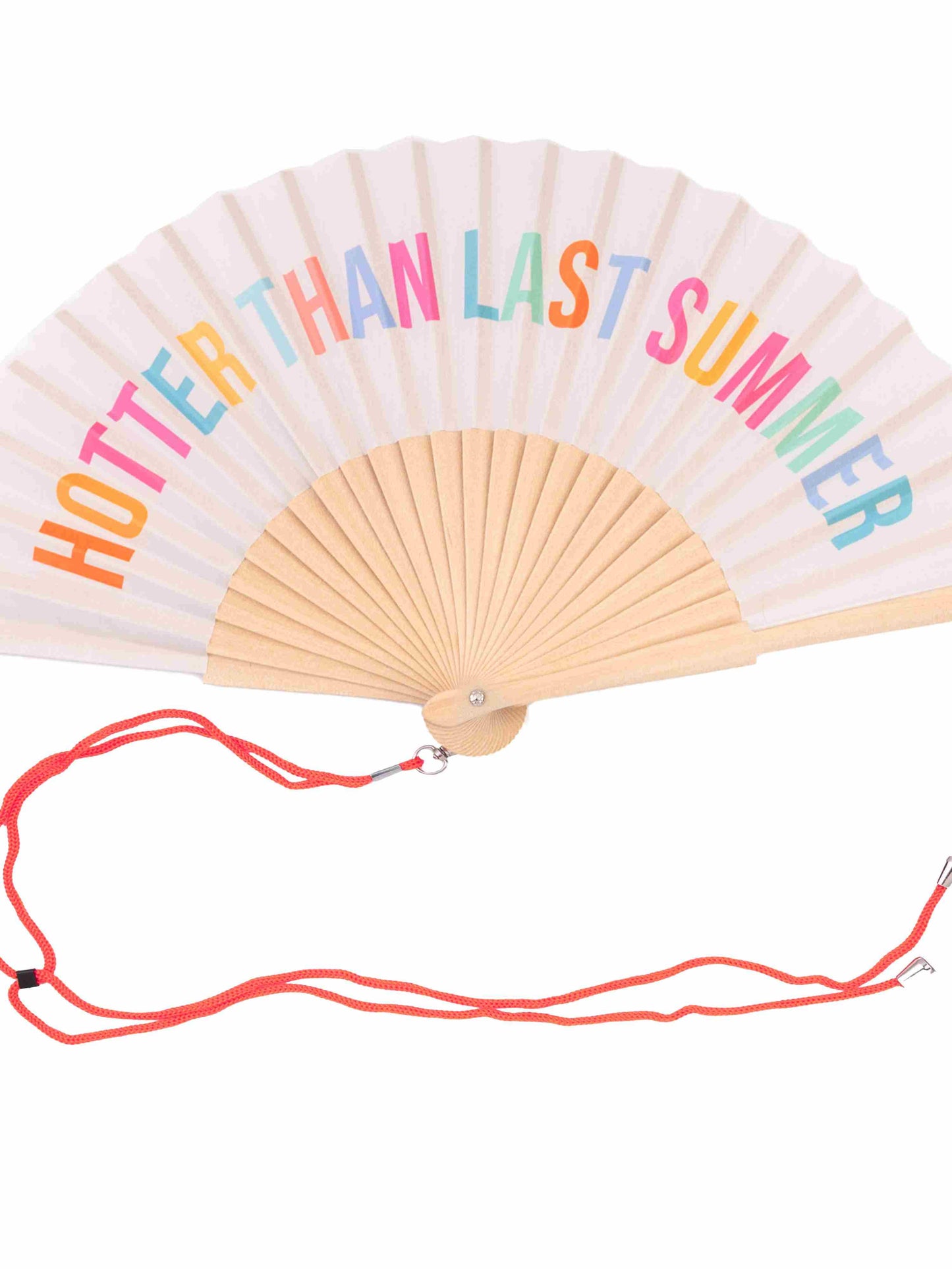 Hotter Than Last Summer Folding Fabric Fan