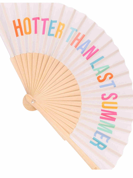 Hotter Than Last Summer Folding Fabric Fan