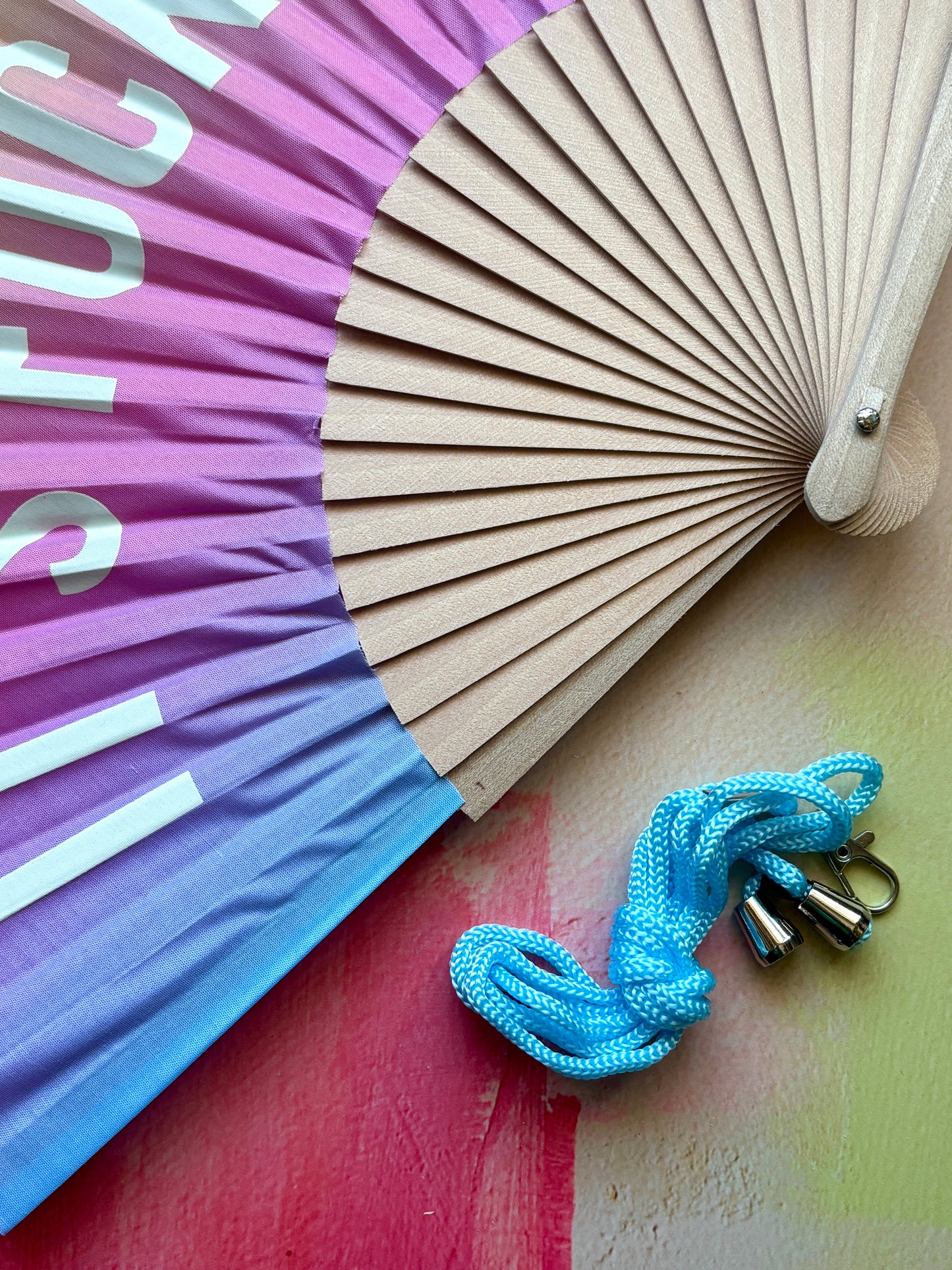 "It's Fucking Hot' Glow in the Dark Folding Fan