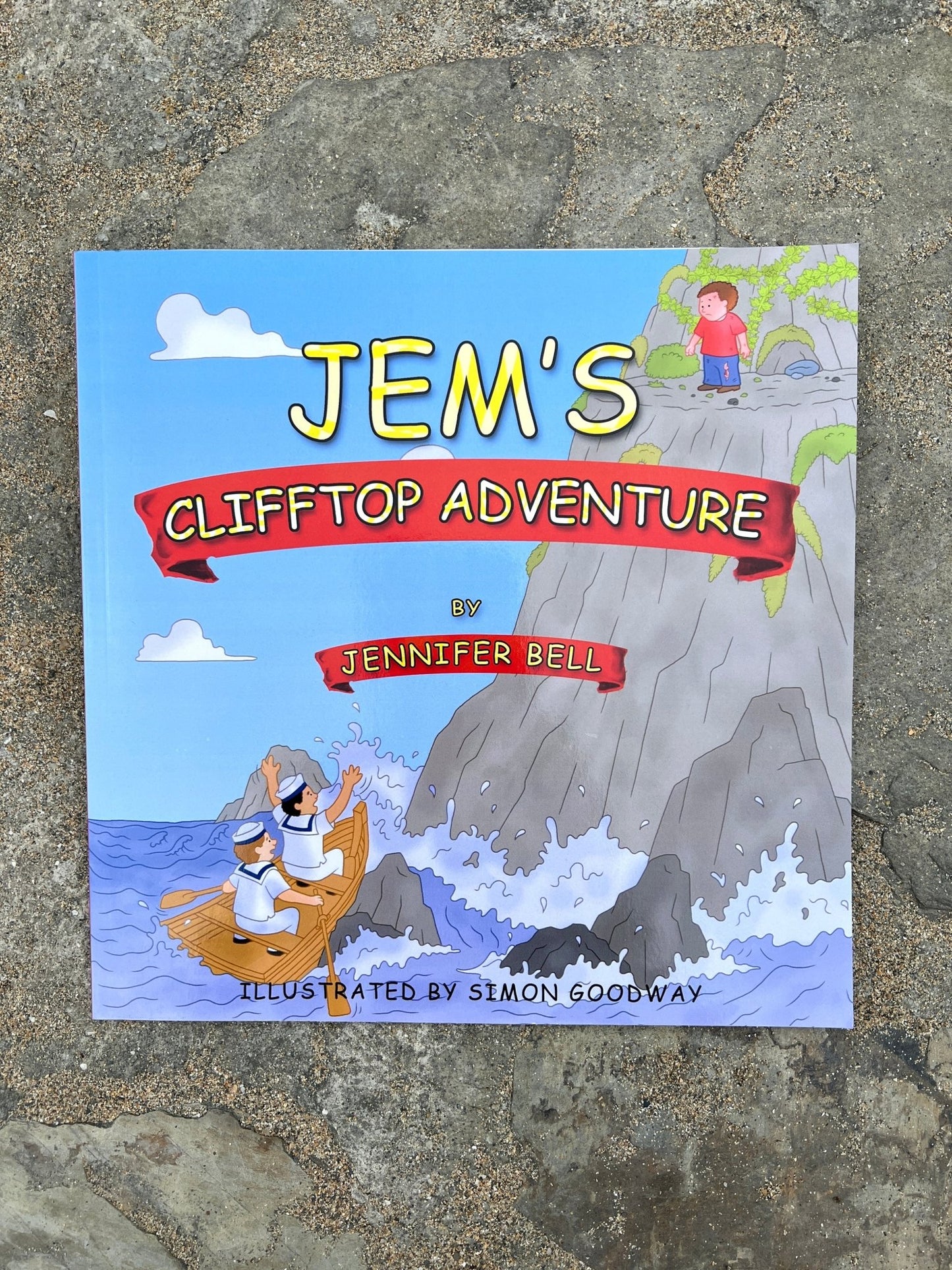Jem’s Clifftop Adventure—kids’ book with sea rescue story, bold illustrations, perfect for ages 4–8
