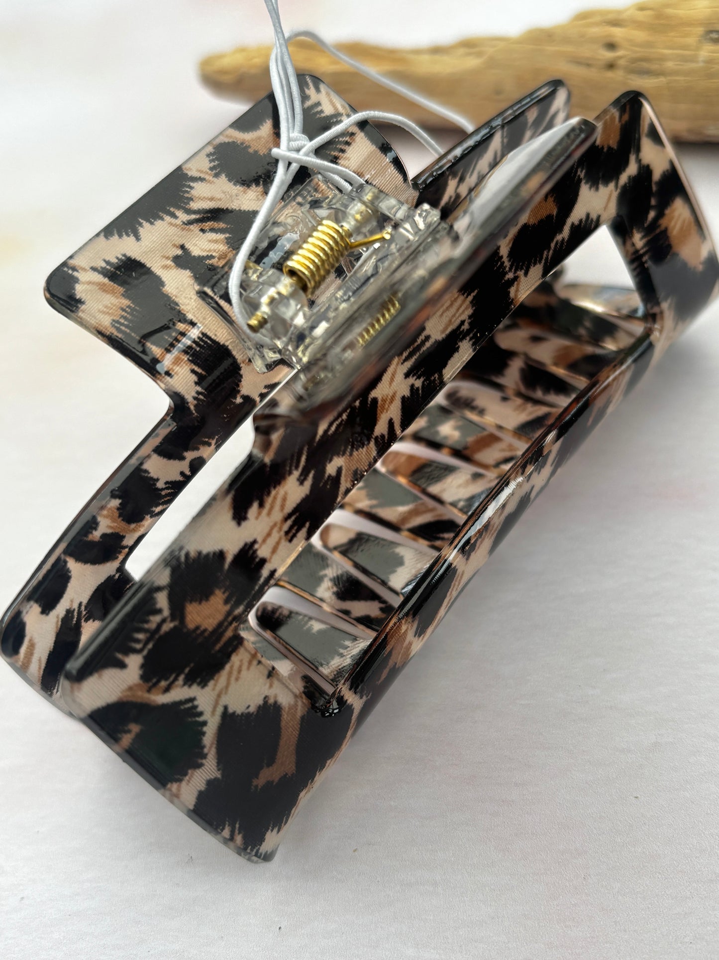 Leopard Print Hair Claw