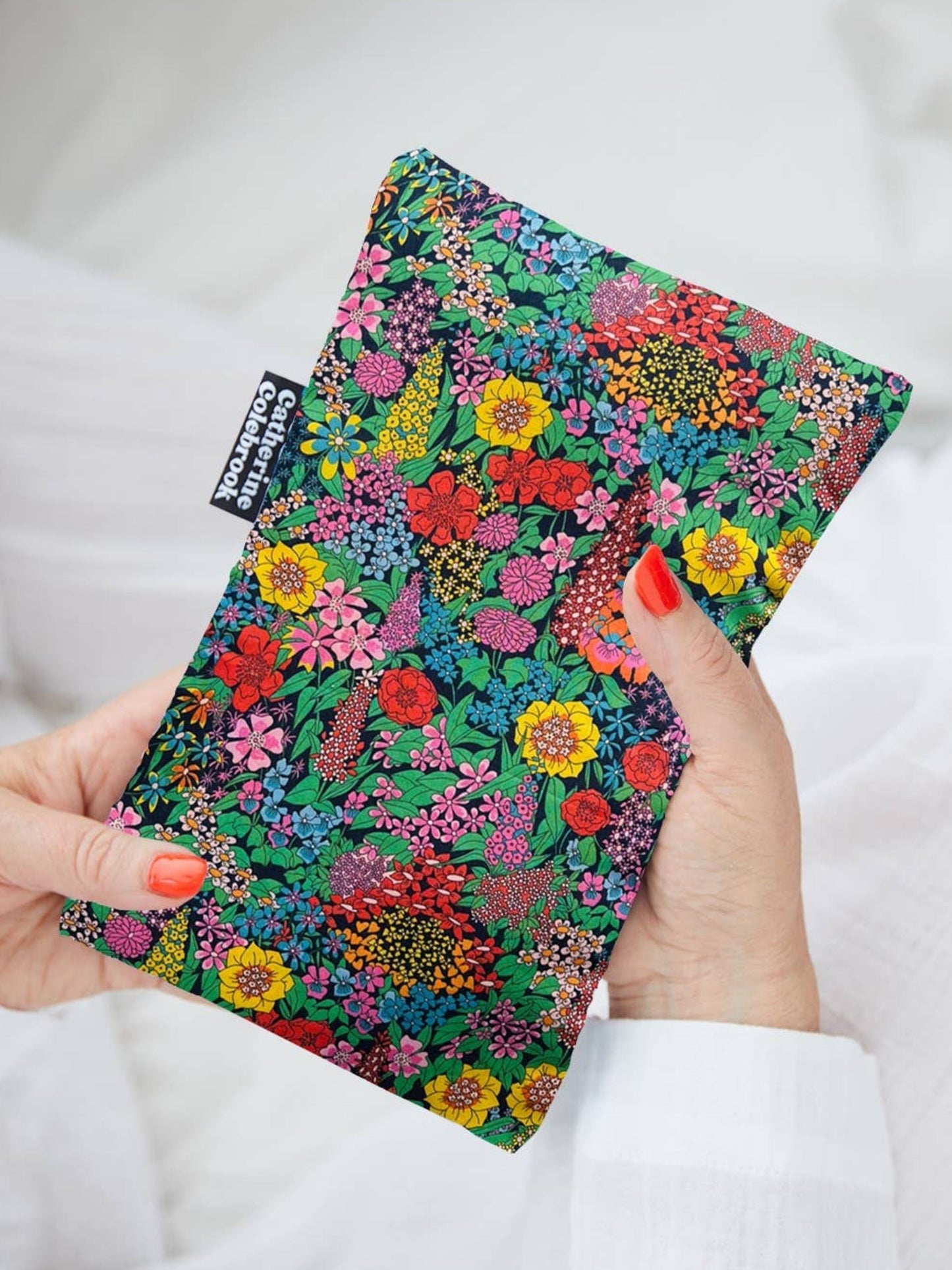 Liberty Floral Print Hot Water Bottle In Case