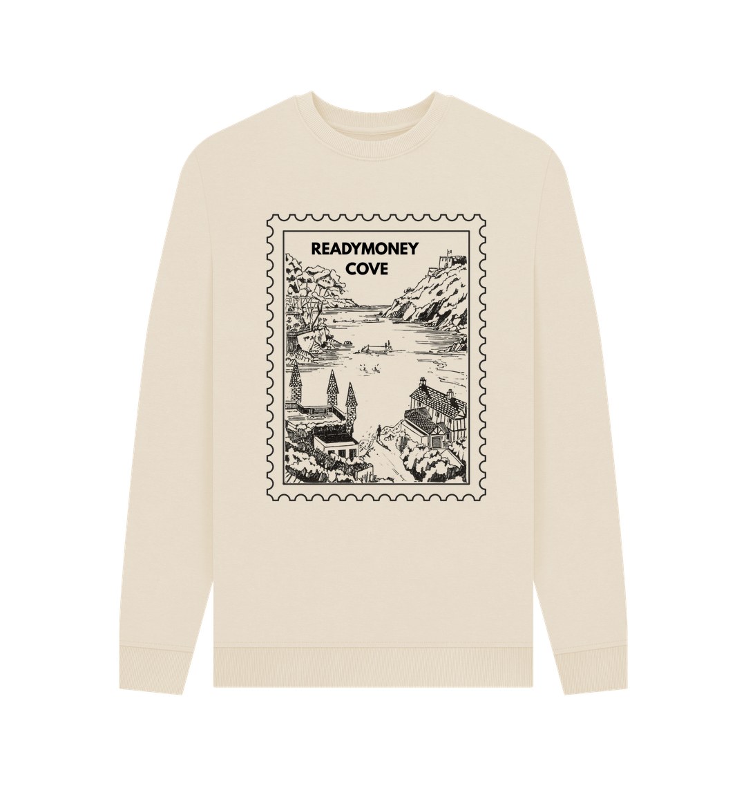 oat men’s sweatshirt – Readymoney Cove stamp pullover, soft coastal layer for travel, weekends, and everyday comfort