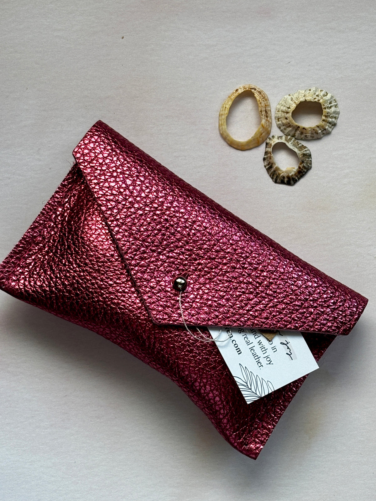 Handmade Leather Card Holder Purse