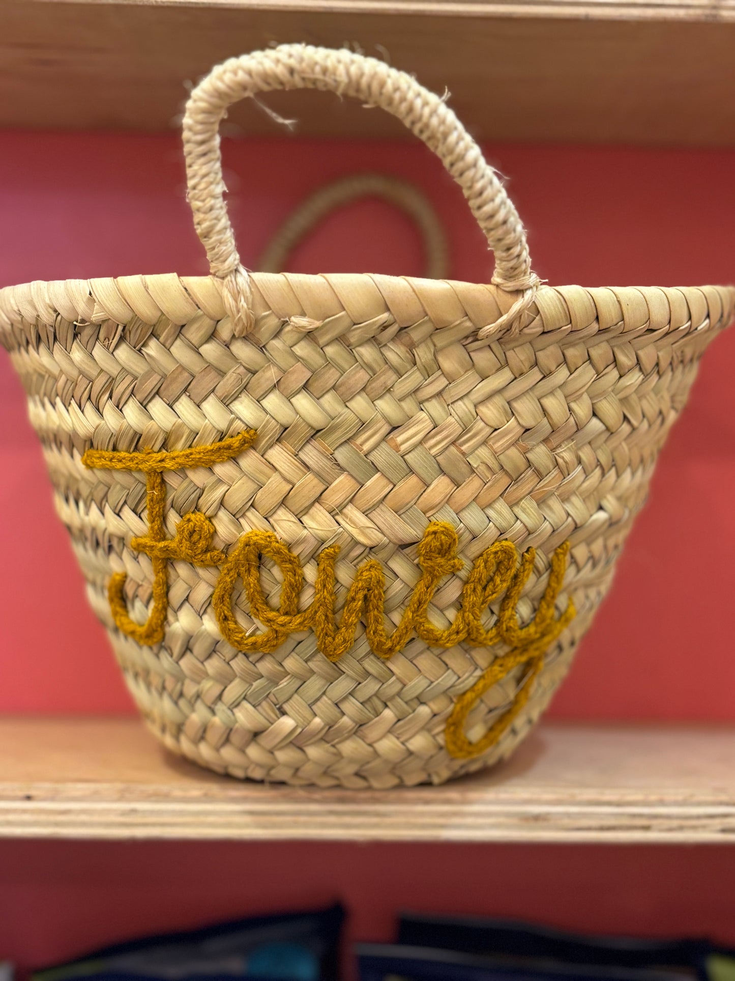 Fowey Mini Beach Basket Bag