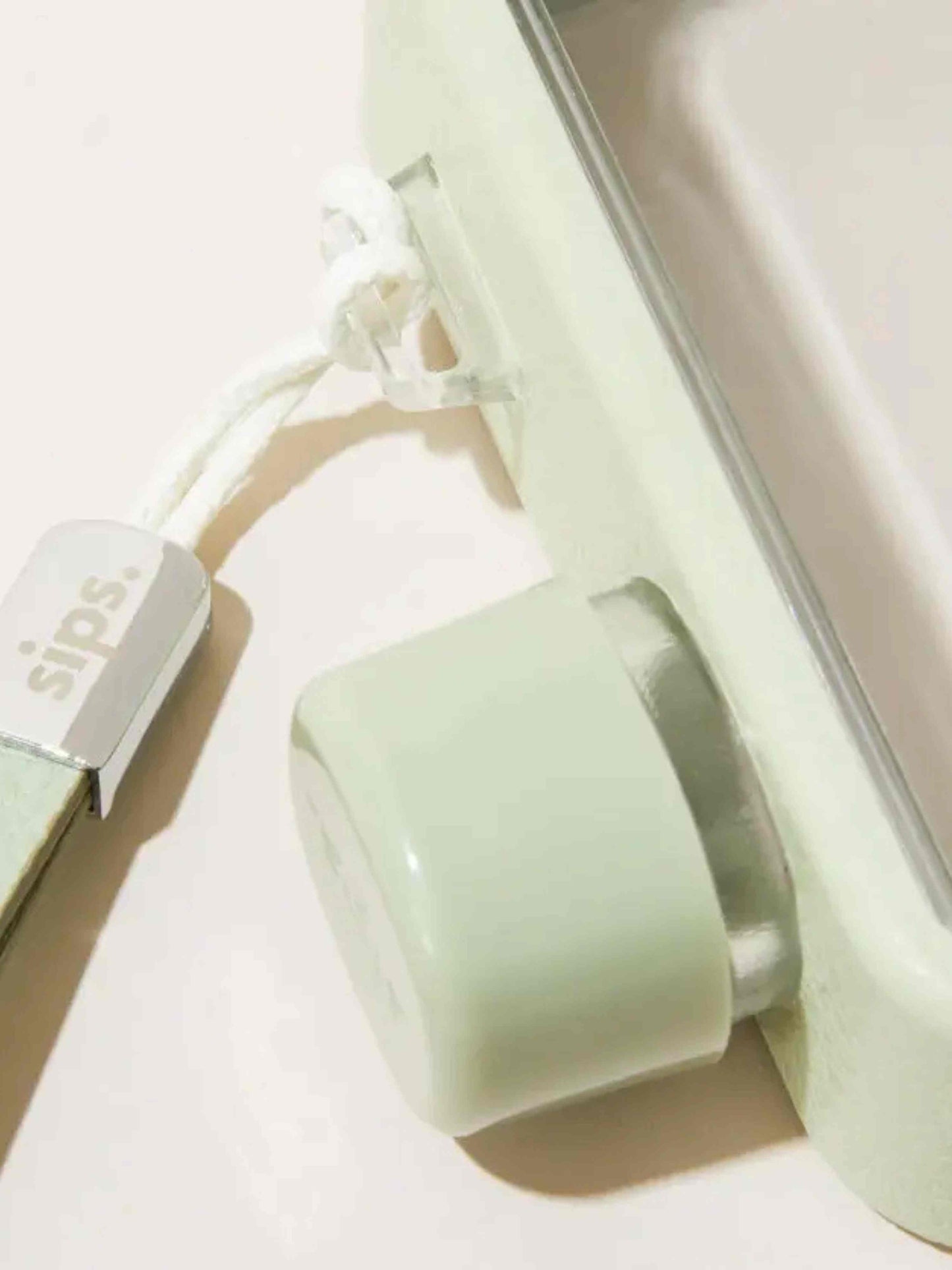 Mint Green Flat Water Bottle Flask