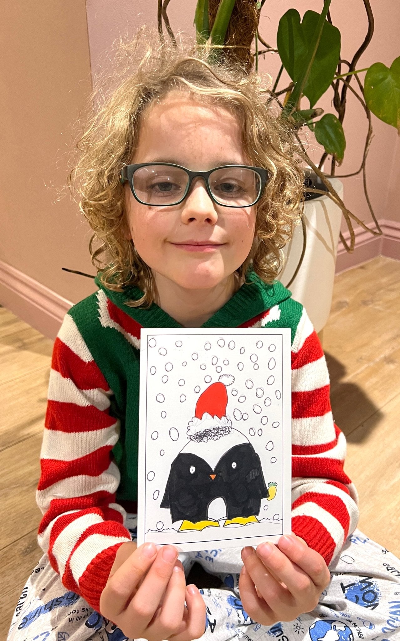 Monty’s Penguin Christmas Card - Readymoney Beach Shop