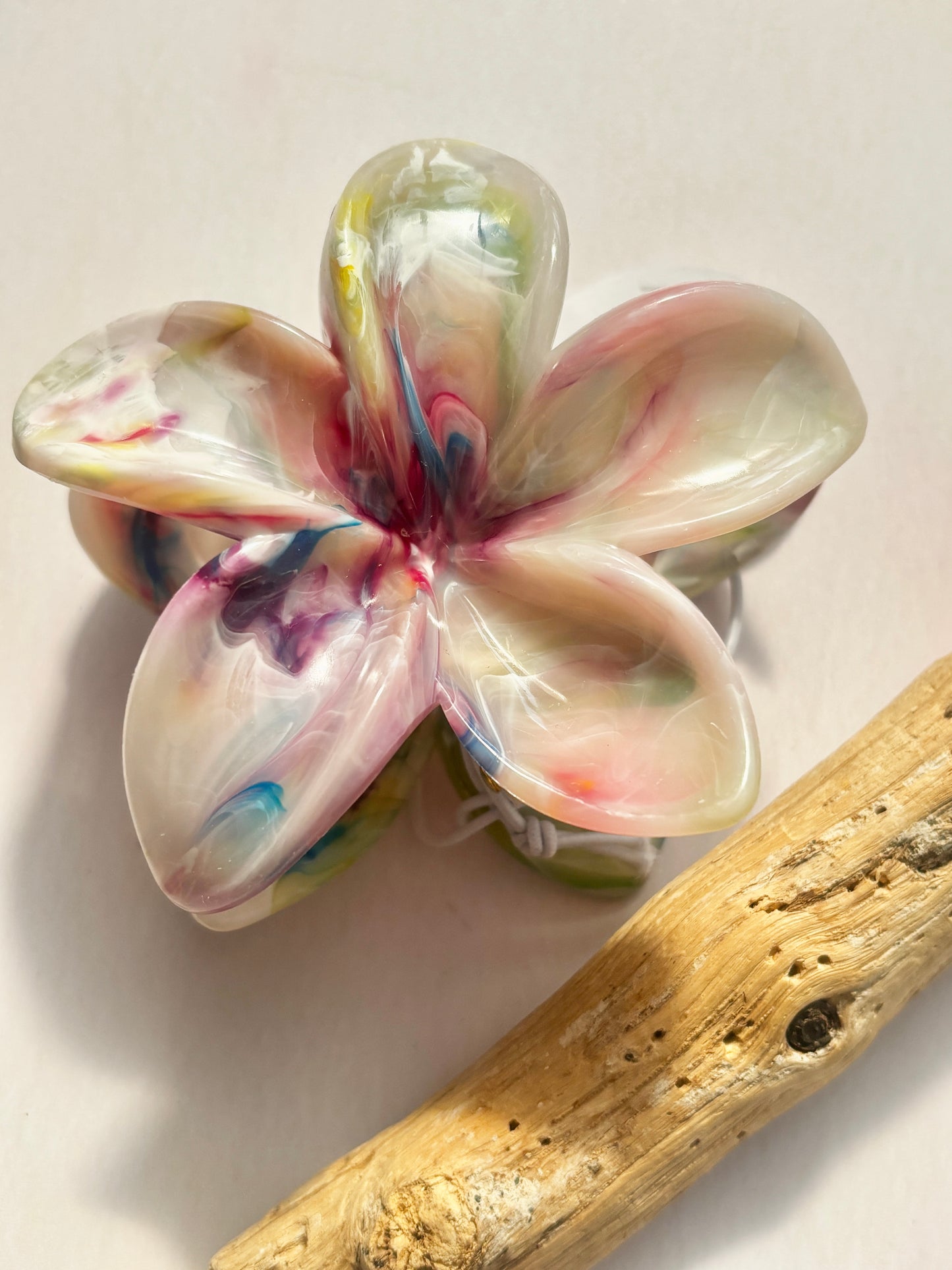 Multi Colour Flower Hair Claw