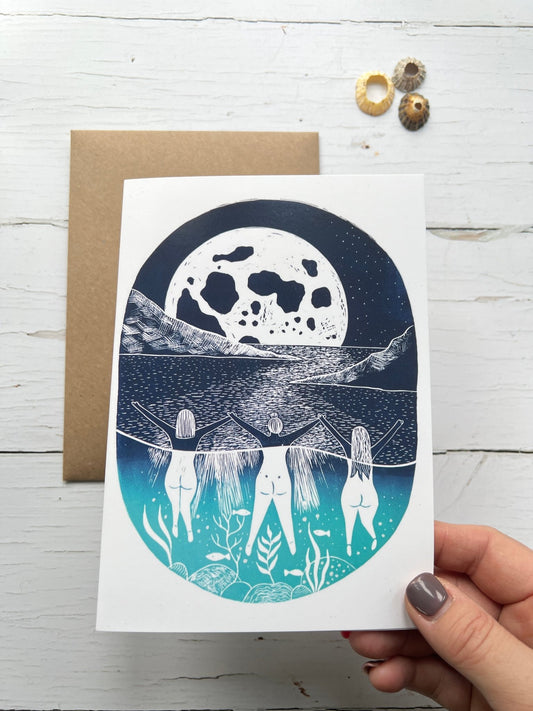 Nautical Print Sea & Swimming Inspired Cards - Readymoney Beach Shop