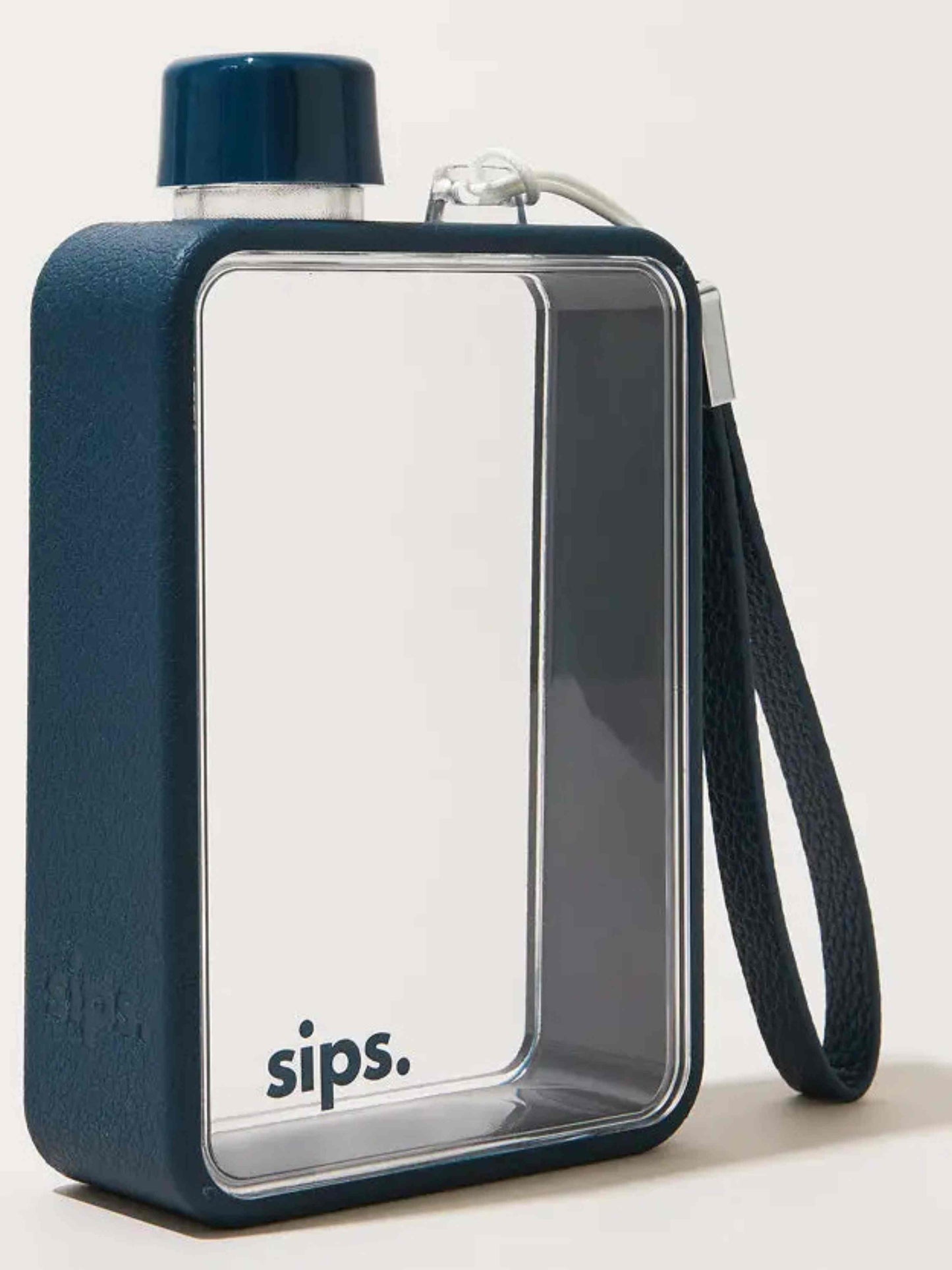 Space Blue Flat Water Bottle Flask