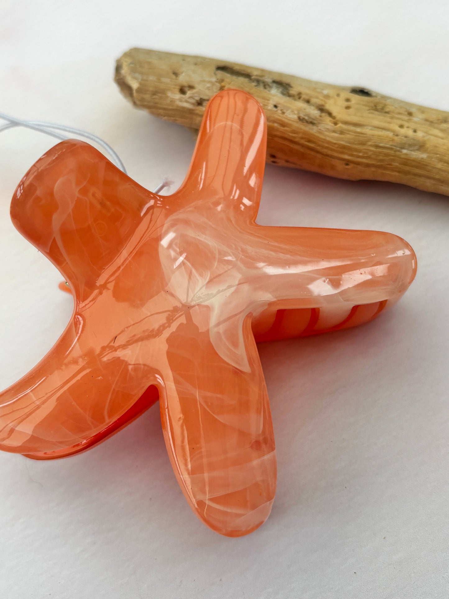Coral Starfish Hair Claw