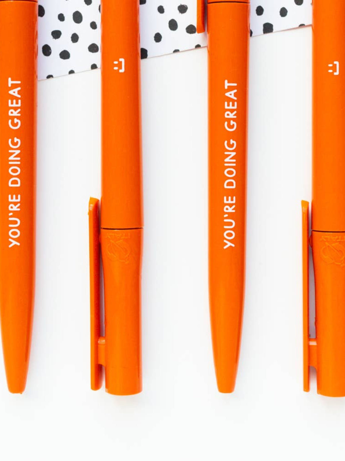 You're Doing Great Orange Recycled Eco Ballpoint Pen