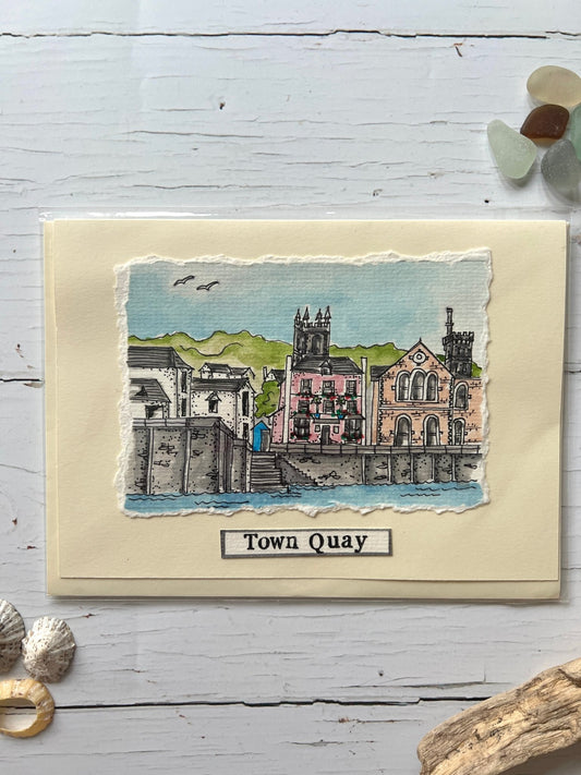 Original Watercolour Cards of Fowey and Readymoney - Readymoney Beach Shop