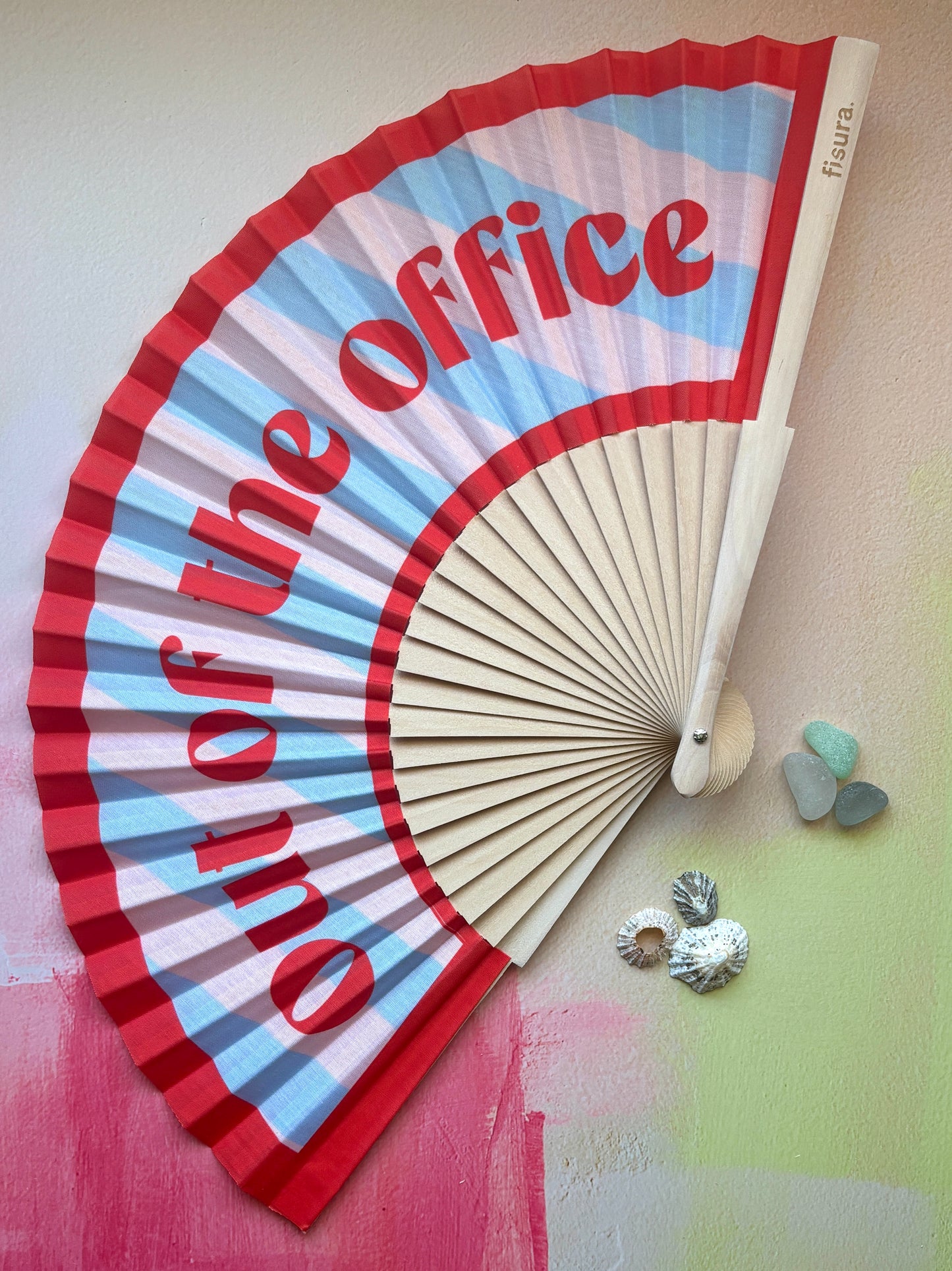 Out Of The Office Folding Fan