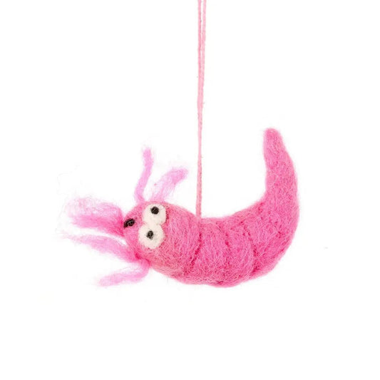 Pascal the Prawn Felt Hanging Decoration - Readymoney Beach Shop