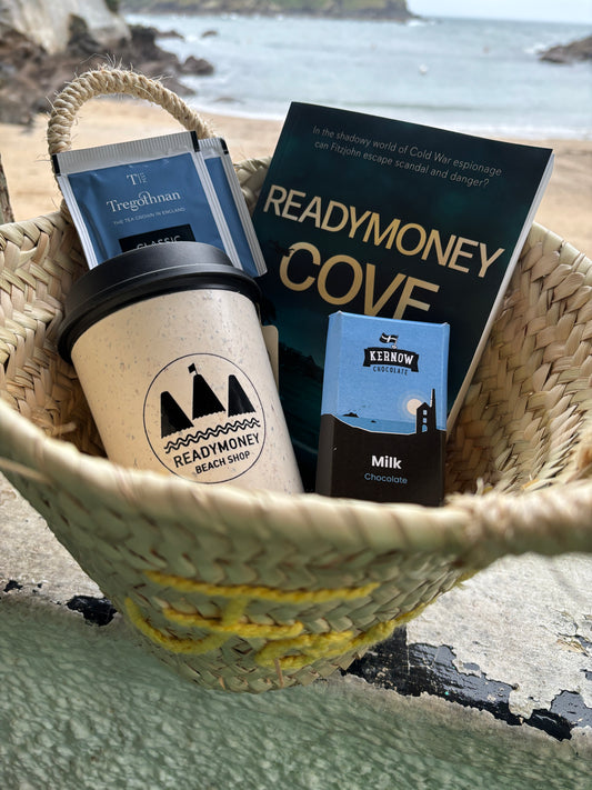 Peace & Quiet Fowey luxury gift hamper cornish bath, spa, and candle set relaxation self-care gift, perfect coastal treat