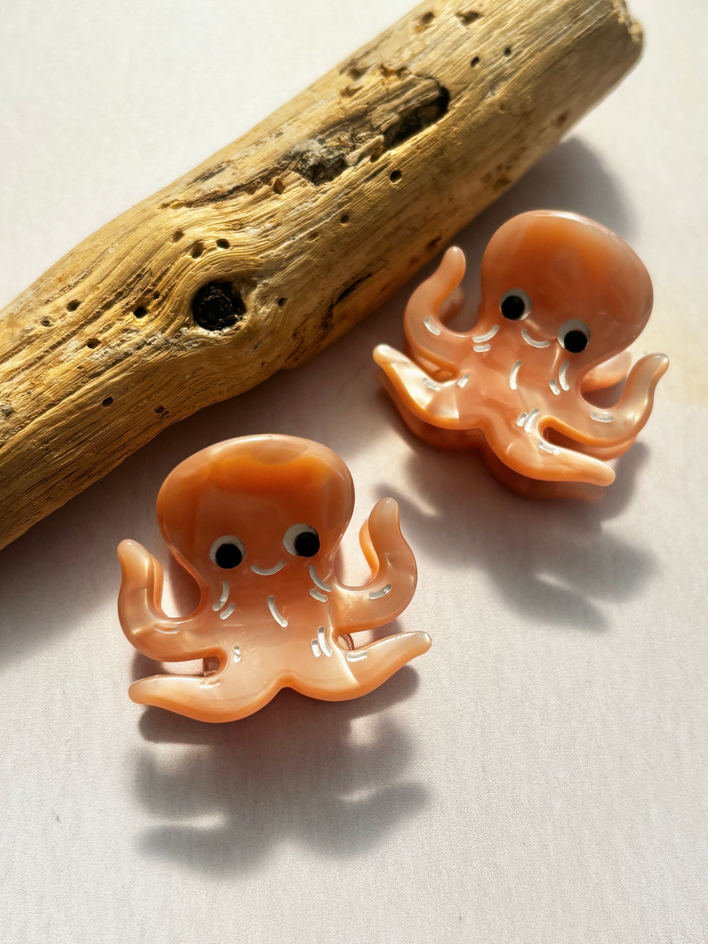 Mini Pink Octopus Hair Claws