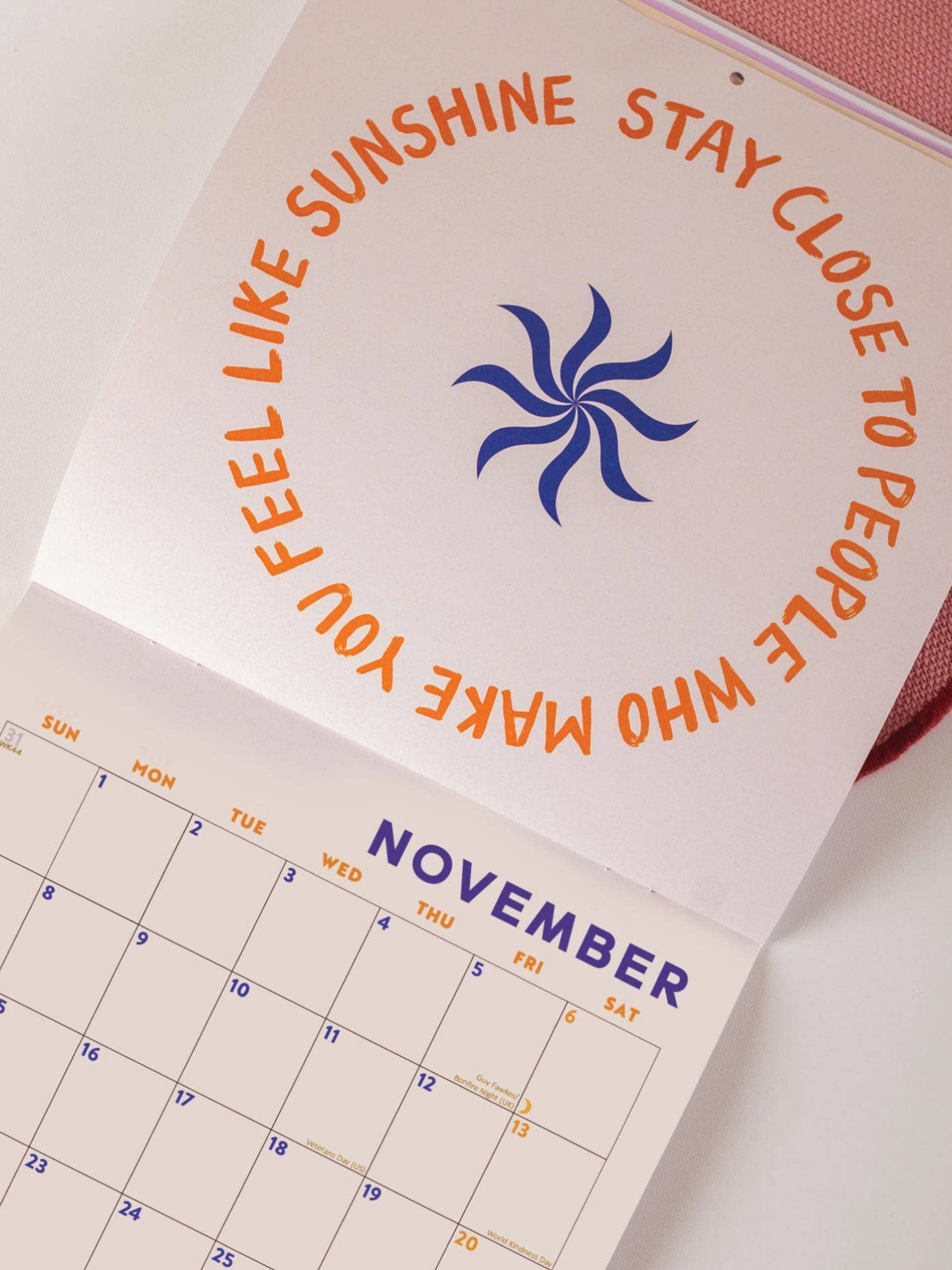 2027 Positivity Quotes Compact Wall Calendar