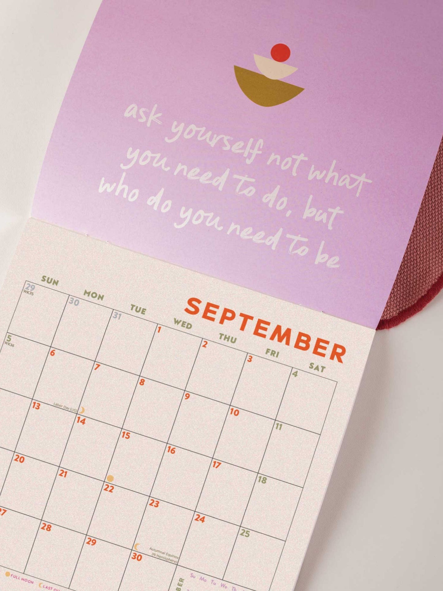 2027 Positivity Quotes Compact Wall Calendar