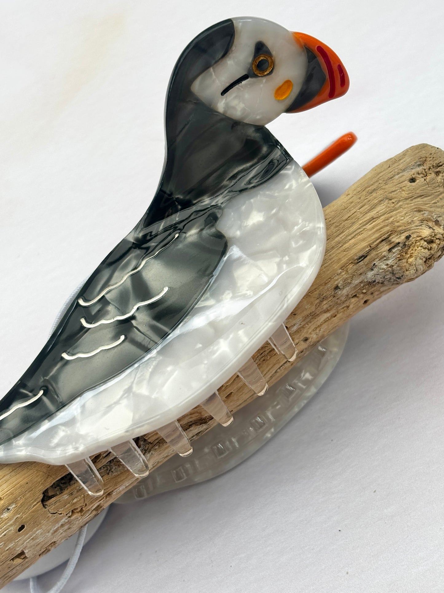 Puffin Hair Claw Clip