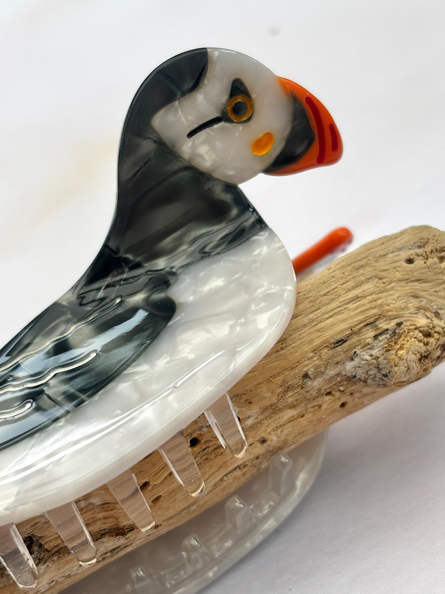 Puffin Hair Claw Clip