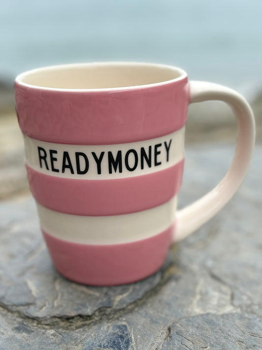 Rose Pink Limited Edition 12oz Readymoney Cornishware Mugs